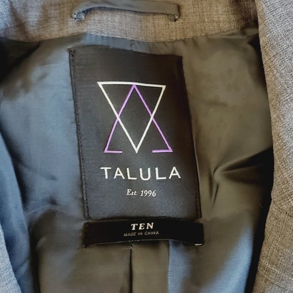 ARITZIA TALULA 100% Wool Light Grey Classic Blazer - Picture 6 of 8